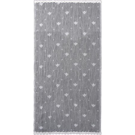 HERITAGE LACE Heritage Lace BE-2248W Bee Table Runner; White - 22 x 48 in. BE-2248W